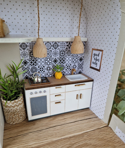 Nordic Nest – Puppenhaus im mittelgroßen Koffer