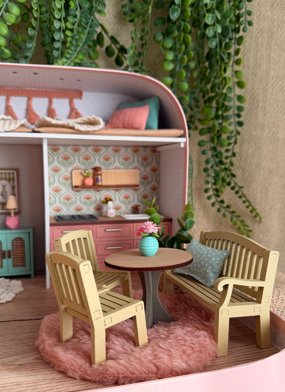 Die Übernachtungssuite – Großes Koffer-Puppenhaus