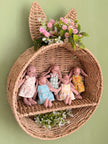 Little soft Bunnies, Handmade Fabric Dolls