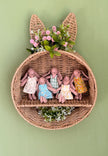 Little soft Bunnies, Handmade Fabric Dolls