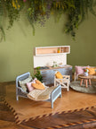 Pastell Frühlingsmöbel-Set – 1:12 Puppenhaus