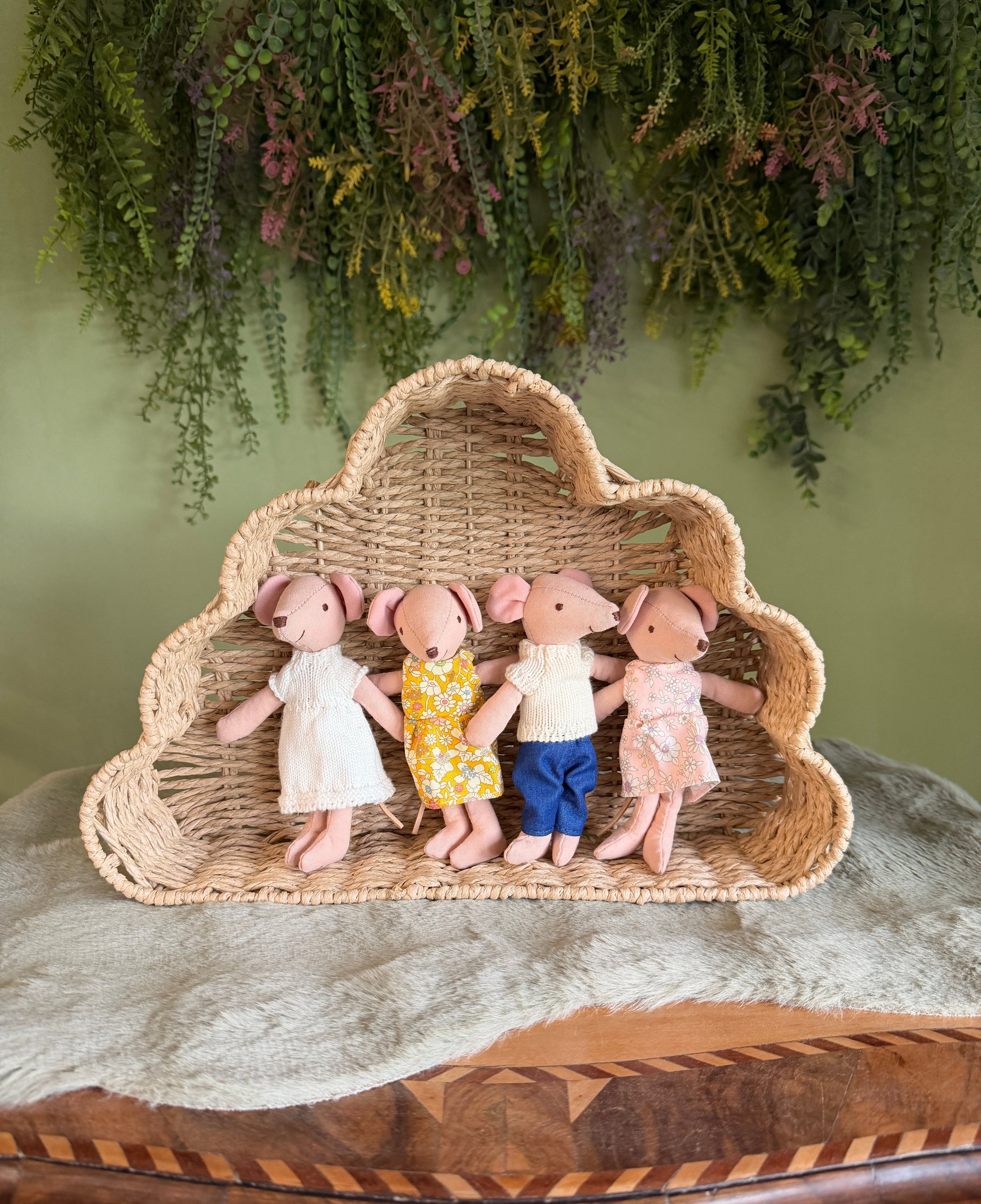 Mum and Dad Mouse Dolls