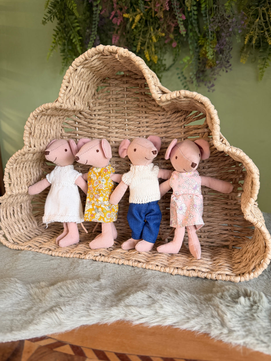 Mum and Dad Mouse Dolls