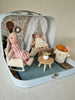Kleines Puppenhaus im Koffer, Hasennest, Puppenhaus, Miniaturmöbel, Maßstab 1:12, Maileg Mäusehaus