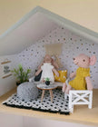 Miniatur-Wohnzimmer-Set im Maßstab 1:12, Luxe Comfort, moderne Puppenhausmöbel (perfekt für das Ikea Flisat Puppenhaus)