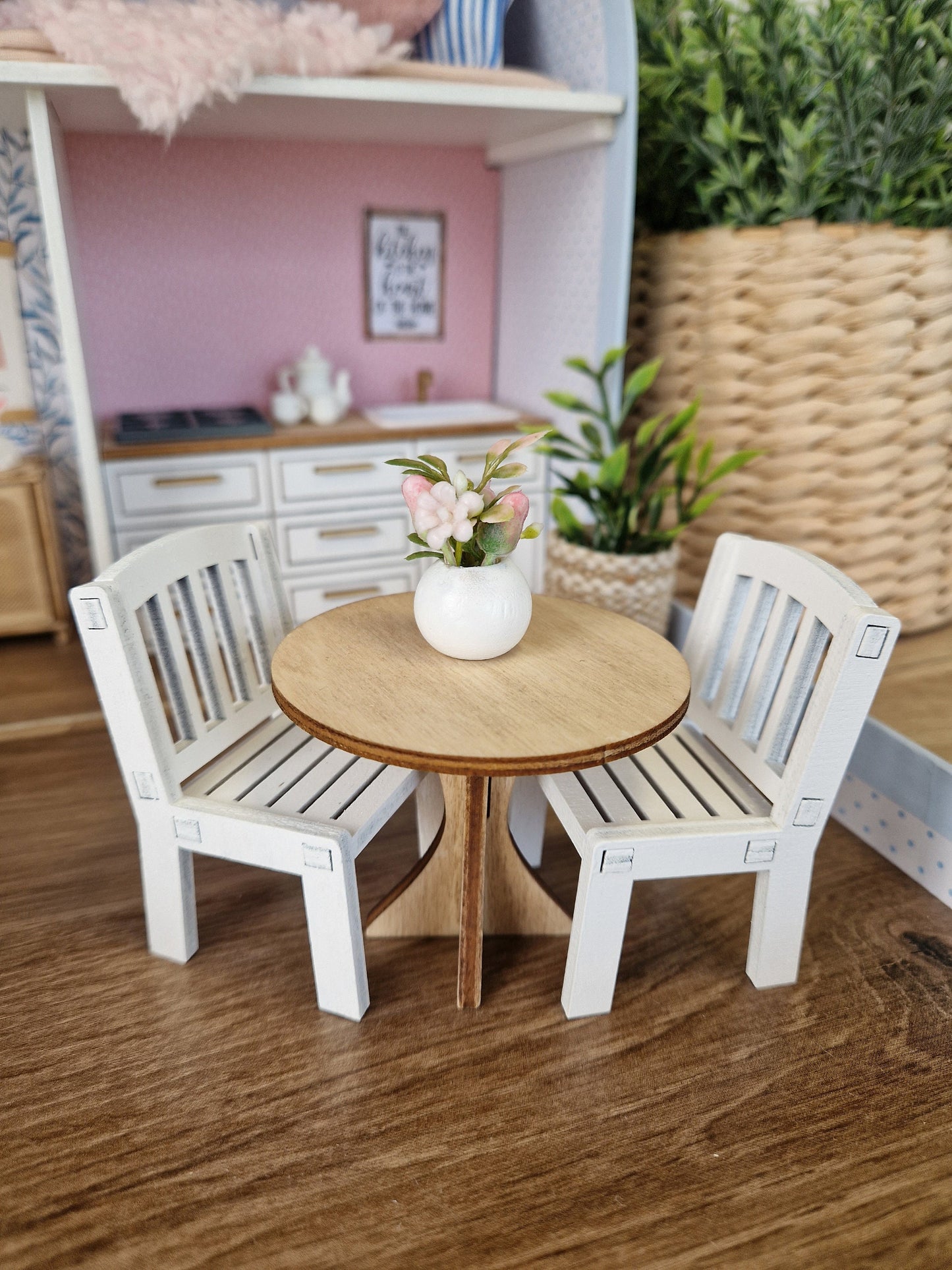 Zuckerwattenhäuschen – Großes Koffer-Puppenhaus