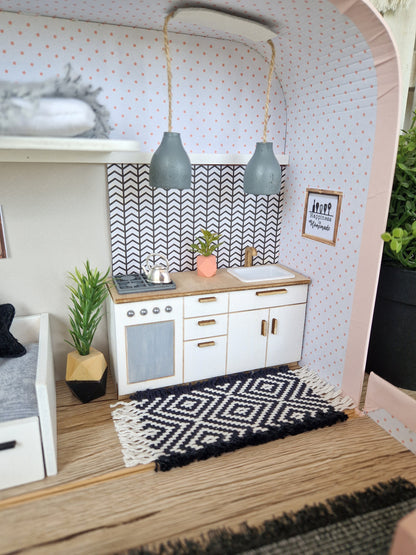 Blush Blueberry – Puppenhaus mit mittelgroßem Koffer