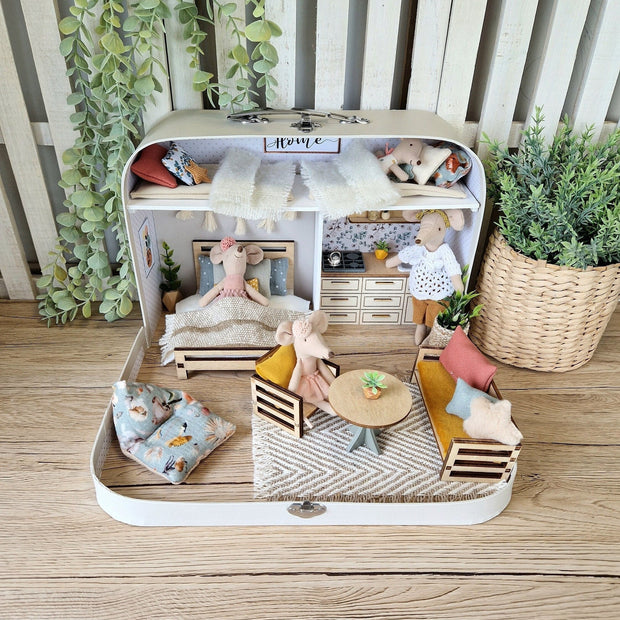 Bluebird Cottage – Großes Koffer-Puppenhaus