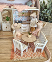 Cozy Rose Cottage – Large Suitcase Dollhouse, handmade in Slovenia – photo 6