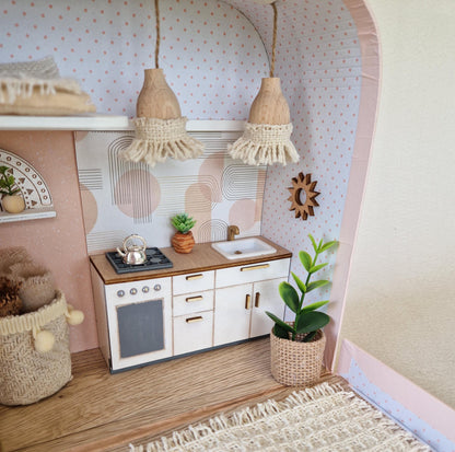 Bohemian – Puppenhaus im mittleren Kofferformat