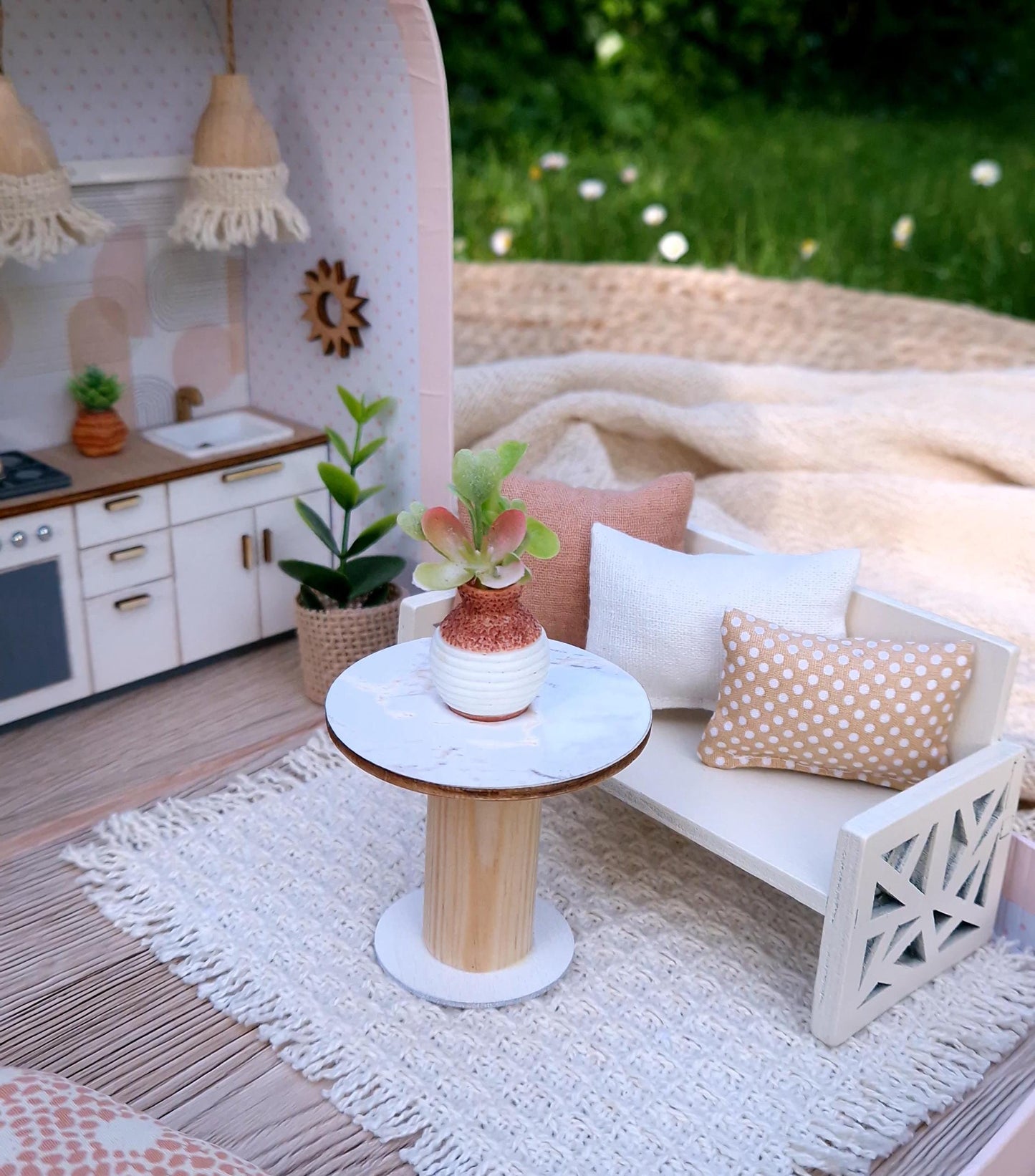 Bohemian – Puppenhaus im mittleren Kofferformat