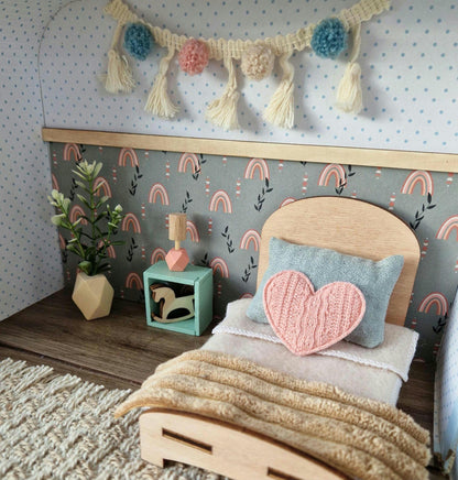 Rose Rainbow - Small Suitcase Dollhouse