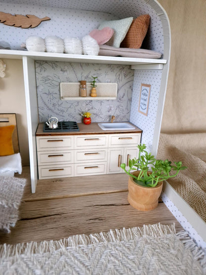 Sunny Horizon – Großes Koffer-Puppenhaus