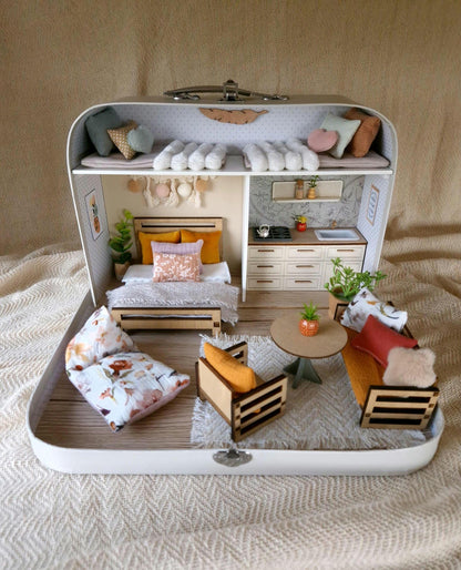 Sunny Horizon – Großes Koffer-Puppenhaus