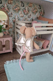 Small Fairy Mouse Doll with Wings, 11 cm, handmade fabric doll – photo 6
