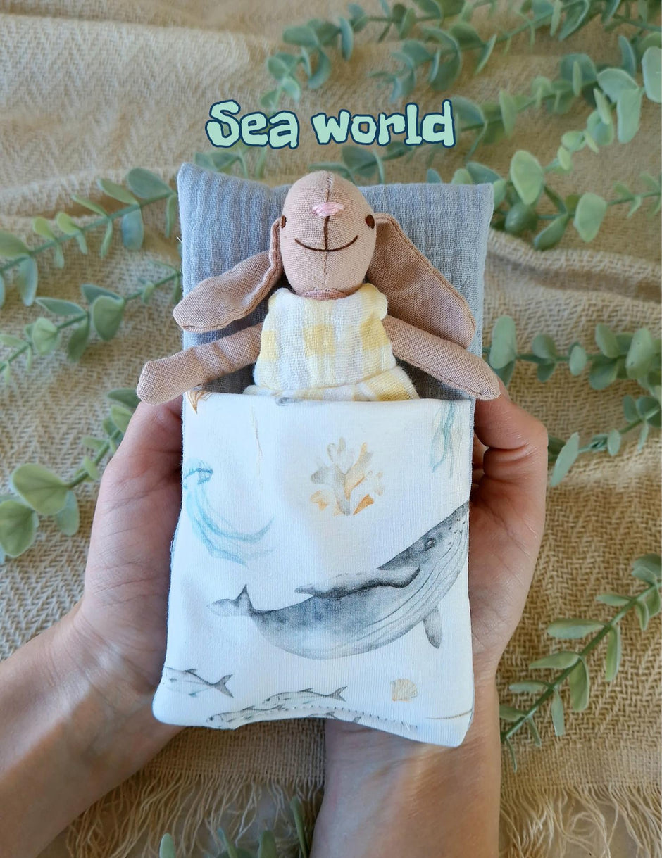 Soft Fabric Sleeping Bag, 1:12 Scale