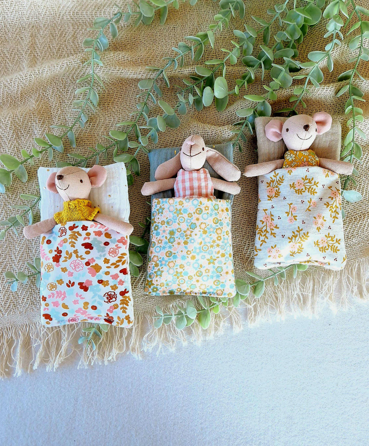Soft Fabric Sleeping Bag, 1:12 Scale