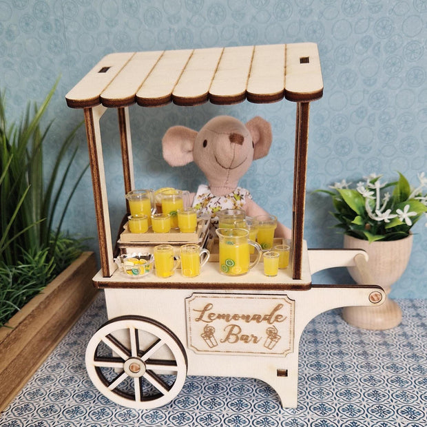 DIY-Minimarktwagen auf Rollen – Limonaden- und Blumenstand und mehr