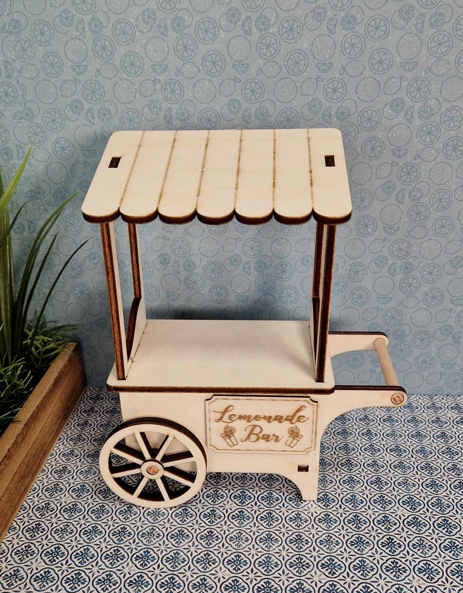 DIY-Minimarktwagen auf Rollen – Limonaden- und Blumenstand und mehr
