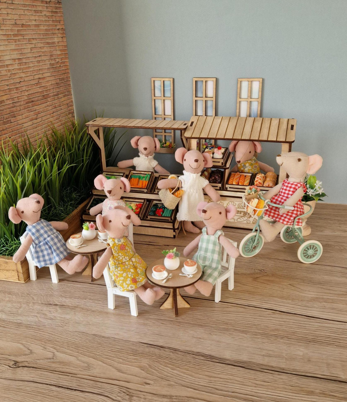 Miniature Bakery Stall, handmade 1:12 miniature – photo 7