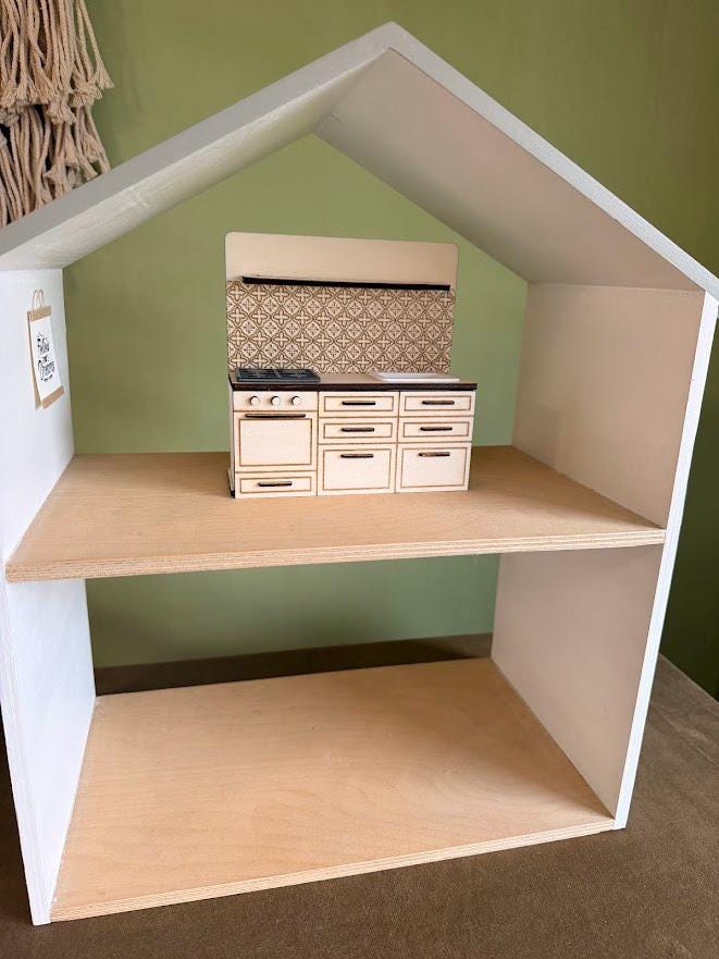 Mediterrane Miniaturküche zum Selbermachen – Zeitloses Holzdesign