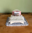 Dollhouse Double Bed – Wooden Bedroom, 1:12 Scale, handmade – photo 10