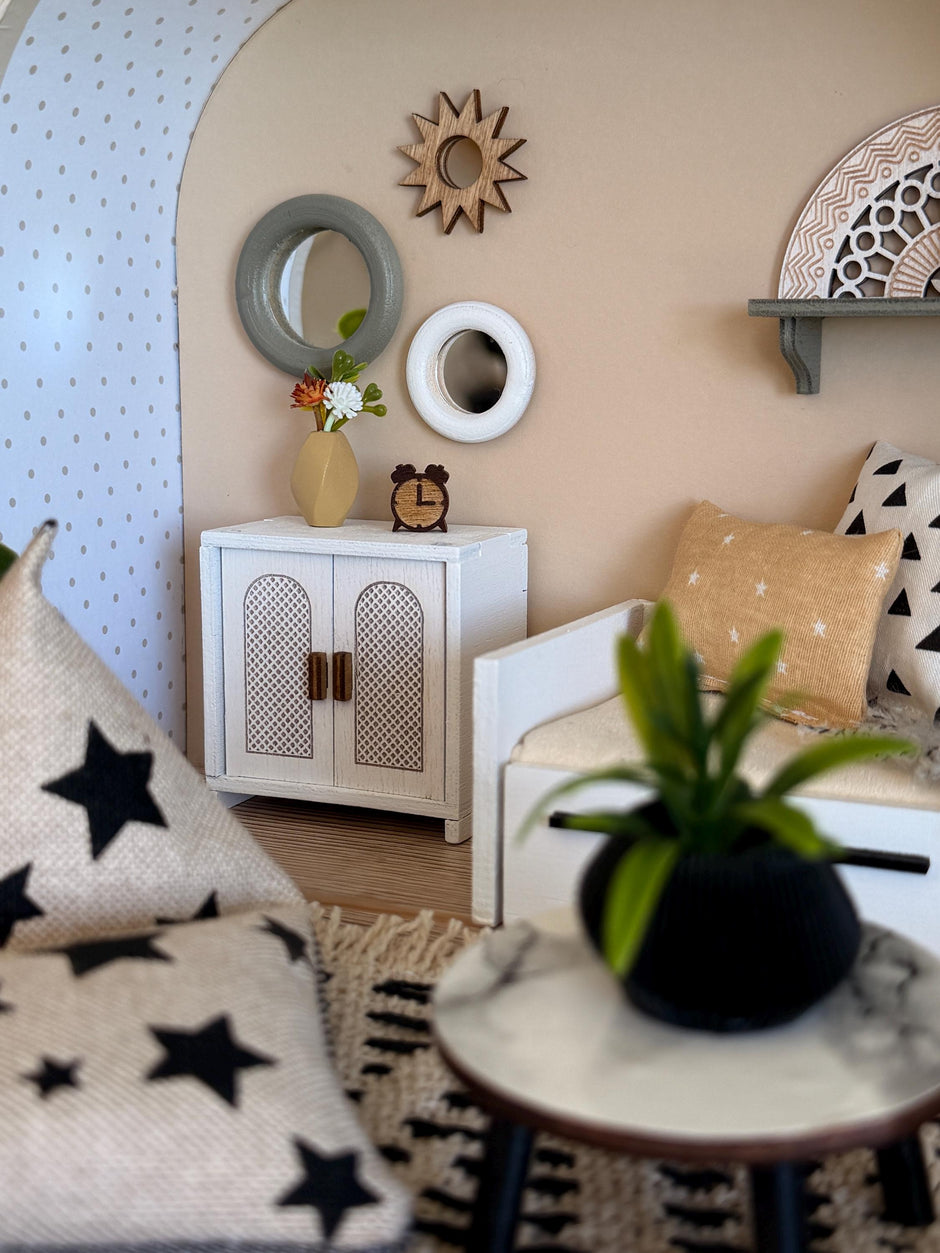 Scandinavian House – Puppenhaus im kleinen Koffer – Foto 6