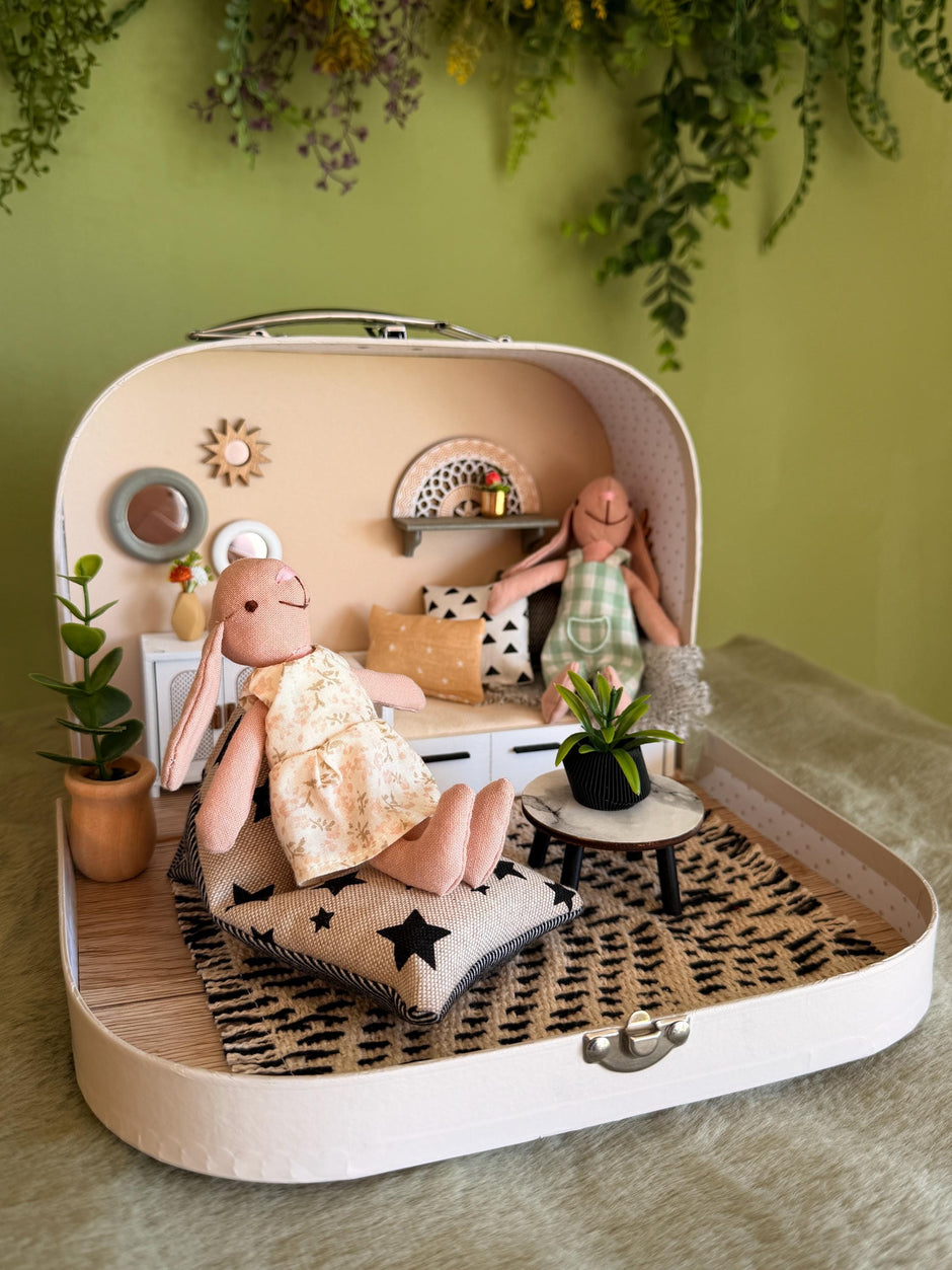 Scandinavian House – Puppenhaus im kleinen Koffer – Foto 5