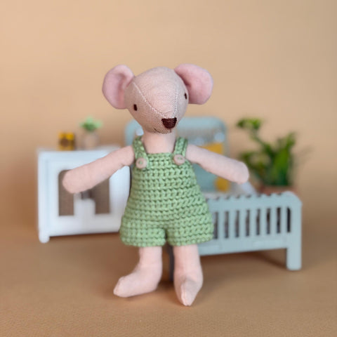 Pip – Stoffmaus, 13 cm, mit Kamera oder Walkie-Talkie – Foto 2