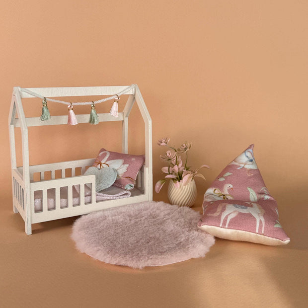 Ballerina Dollhouse Bedroom, 1:12 Scale, handmade – photo 2