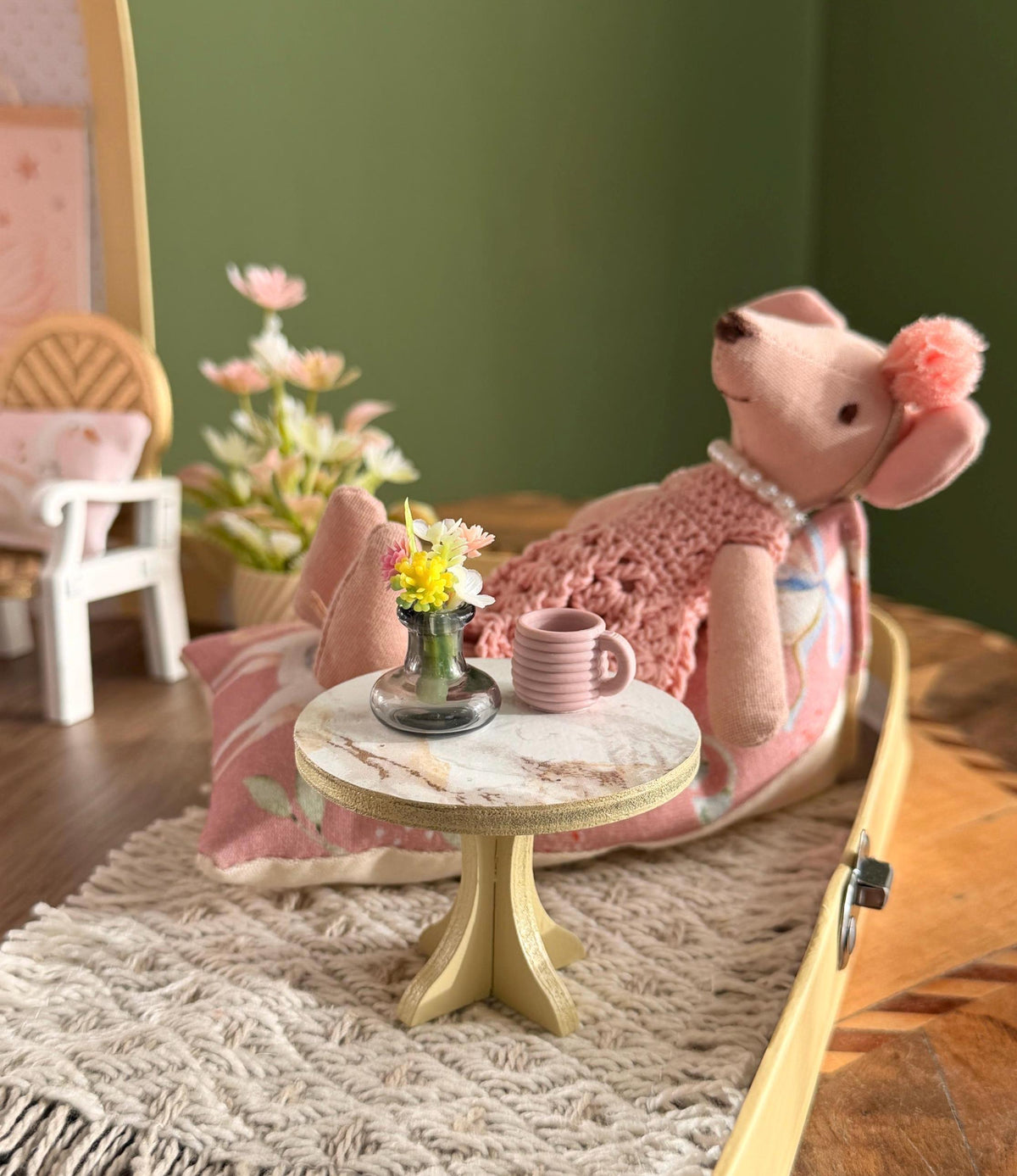 Miniature Mug for Dolls and Mice, 1:12 dollhouse accessory – photo 6