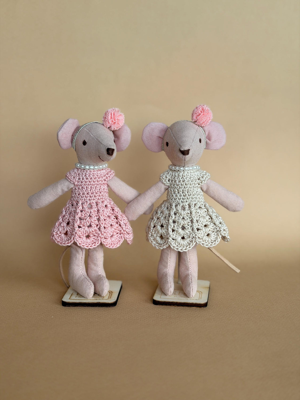 Ballerina Mouse – Fabric Doll, 13 cm – photo 2