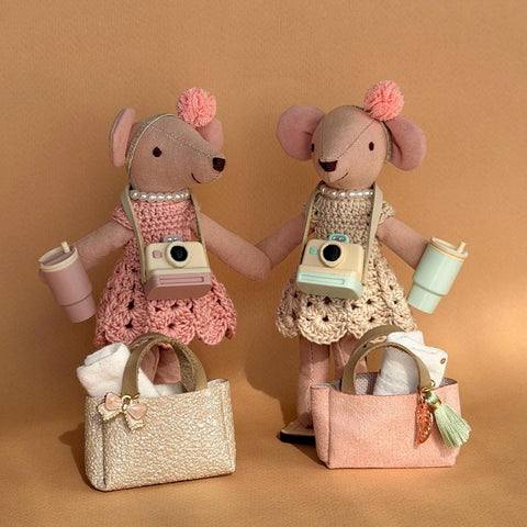 Ballerina Mouse – Fabric Doll, 13 cm – photo 1