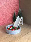 Christmas Slide Set – Miniature Slide with Pom-Pom Ball Pit – photo 10